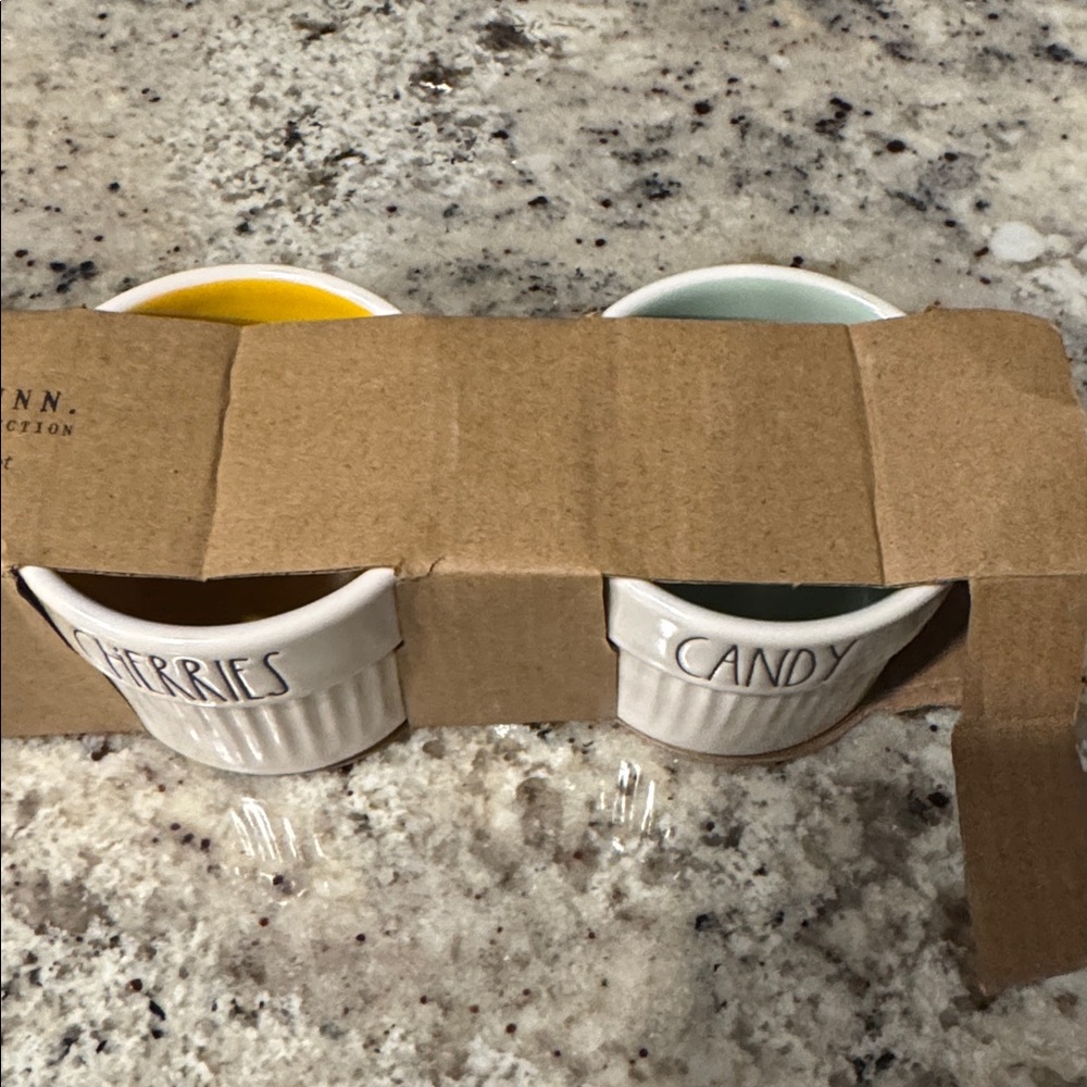 Rae Dunn Multicolor Ceramic Ramekin Set - Picture 4 of 5